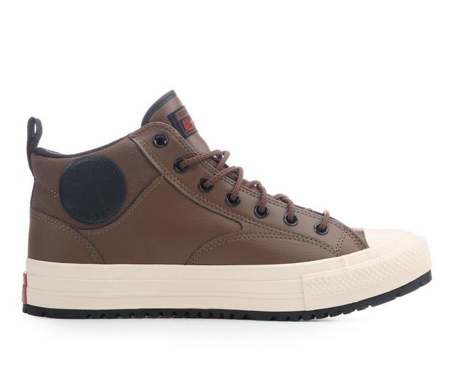 Men's Converse Chuck Taylor All Star Malden Boot Sneakers in Brown Campfire color