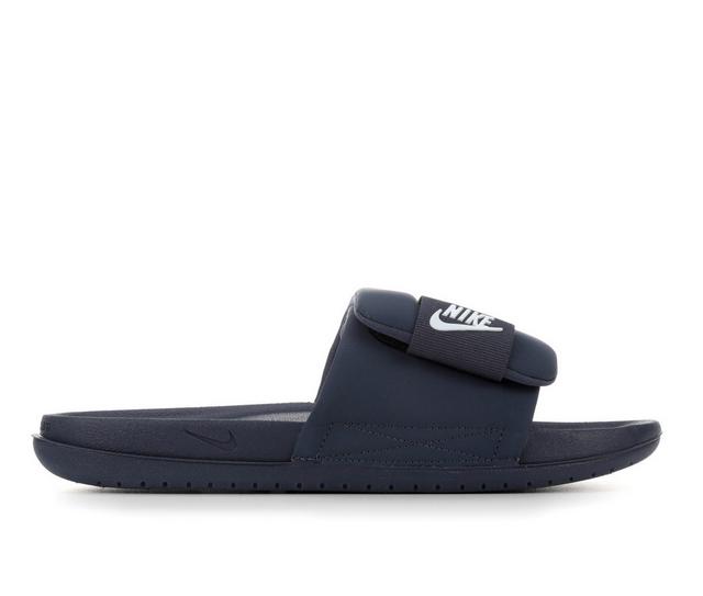 Men's Nike Offcourt Adjust Slide Sport Slides in Thunder Blue color