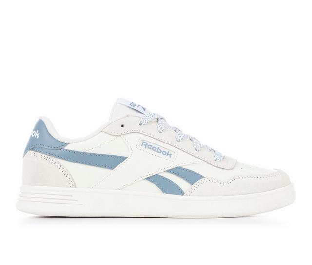 Women's Reebok Court Advance Sneakers in Chalk/Blue color