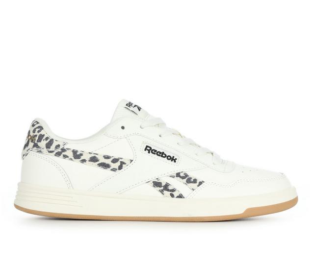 Women's Reebok Court Advance Sneakers in Chalk/Chet/gum color