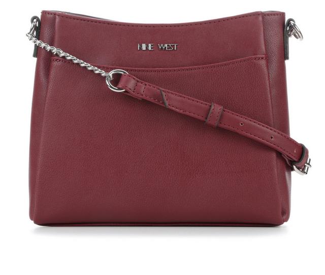 Nine West Inez Mini Crossbody Handbag in CLARET color