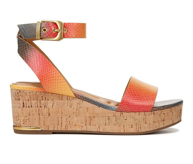 Women's Franco Sarto Presley Platform Wedge Sandals in Multi Snake color
