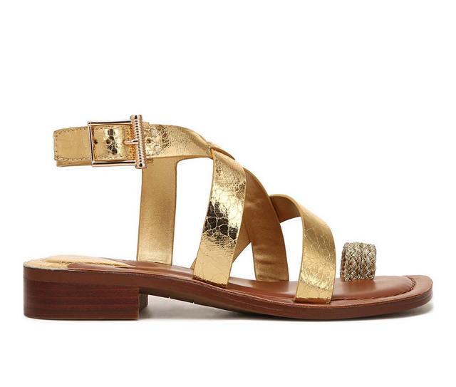 Women's Franco Sarto Ina Sandals in Gold color