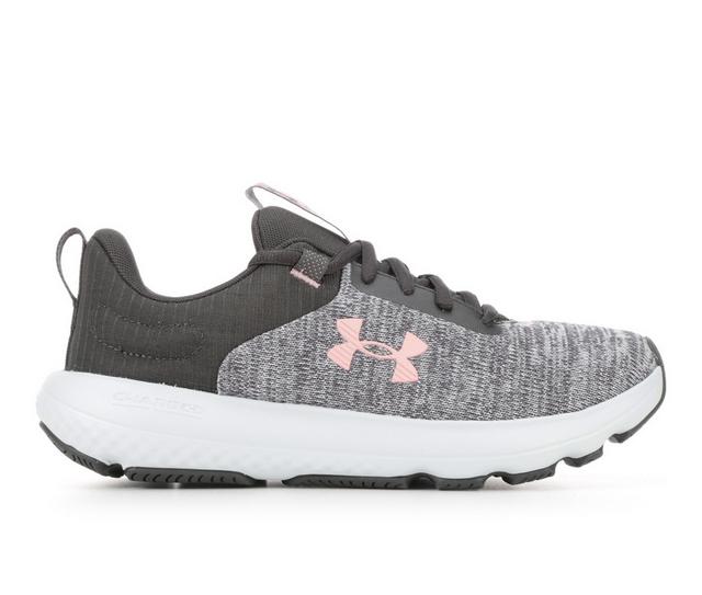 Women's Under Armour Charged Revitalize Sneakers in Grey/Pink/White color
