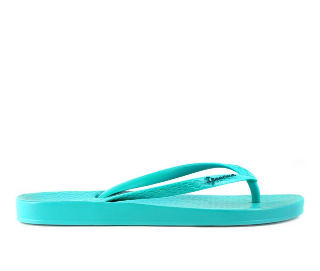 Women's Ipanema Ana Colors Flip-Flops in Turquoise color