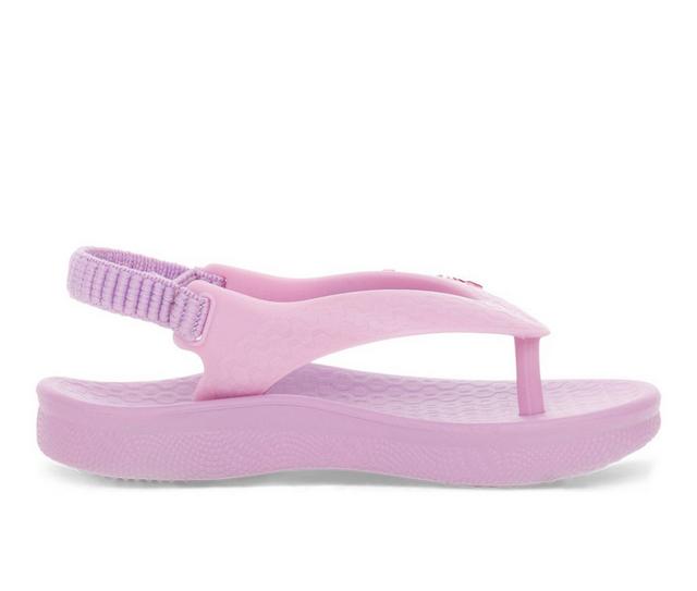 Girls' Ipanema Toddler & Little Kid Ana Soft Sandals in Lilac/Pink color