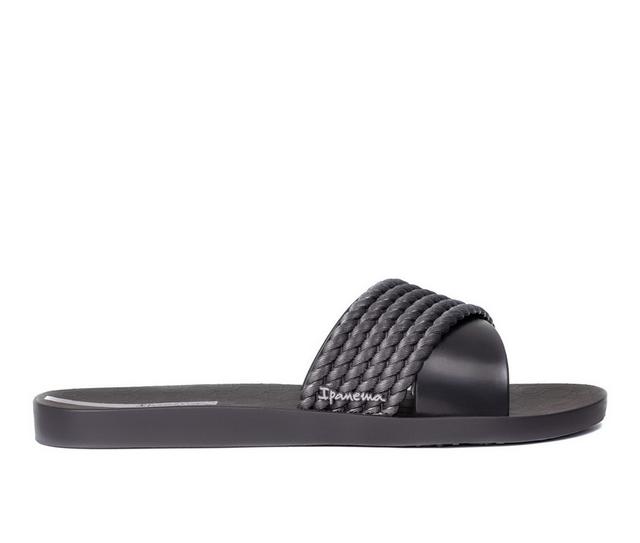 Women's Ipanema Street II Sandals in Black/Black color