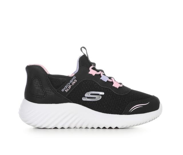 Girls' Skechers Toddler Bounder Running Shoes in Black/Pink color