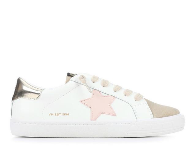 Women's VINTAGE HAVANA Rush Sneakers in Wht/Taupe Pink color