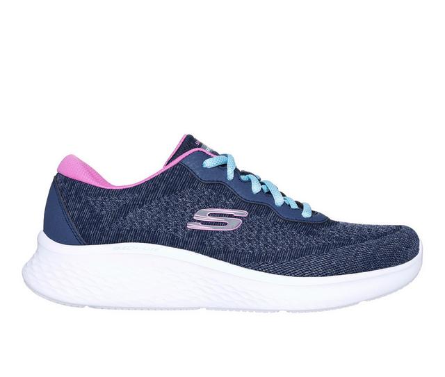 Women's Skechers 150045 LITE PRO CUTE Trail Running Shoes in Navy/Pink/Blue color