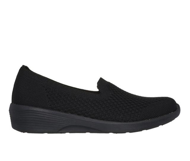 Women's Skechers Arya Clear Skies 158761 in Black color