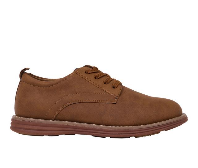 Boys' Deer Stags Little Kid & Big Kid Dapper Jr. Oxfords in Chestnut/Brick color