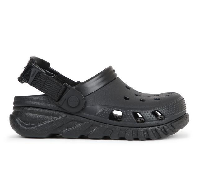 Boys' Crocs Little Kid & Big Kid Duet Max II Clogs in Black color