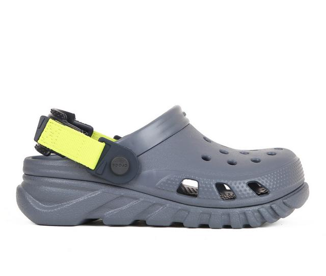 Boys' Crocs Little Kid & Big Kid Duet Max II Clogs in Storm color