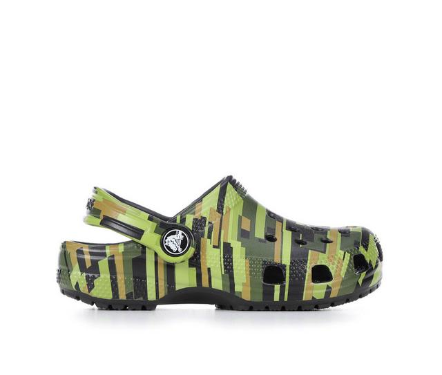 Boys' Crocs Infant Classic Digi Camo Clog 4-10 in Black/Multi color