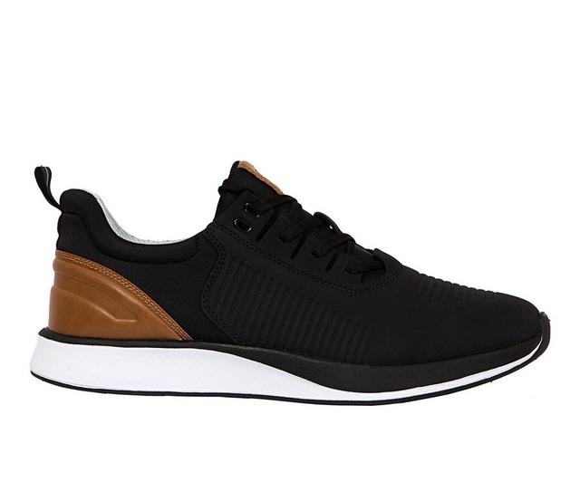 Men's Deer Stags Cranston Sneakers in Black/Brown color
