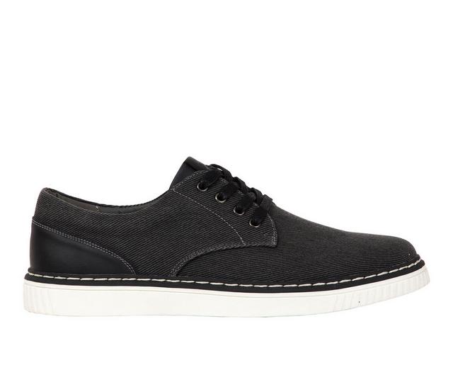 Men's Deer Stags Stockton Casual Oxfords in Black color