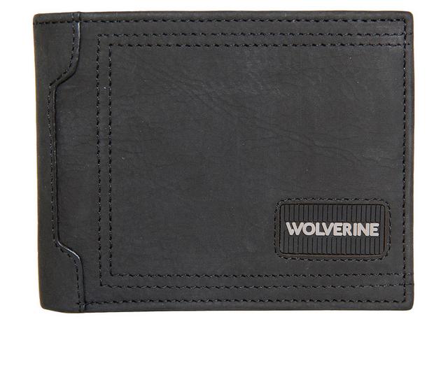 Wolverine Rugged Bifold Wallet in Black color