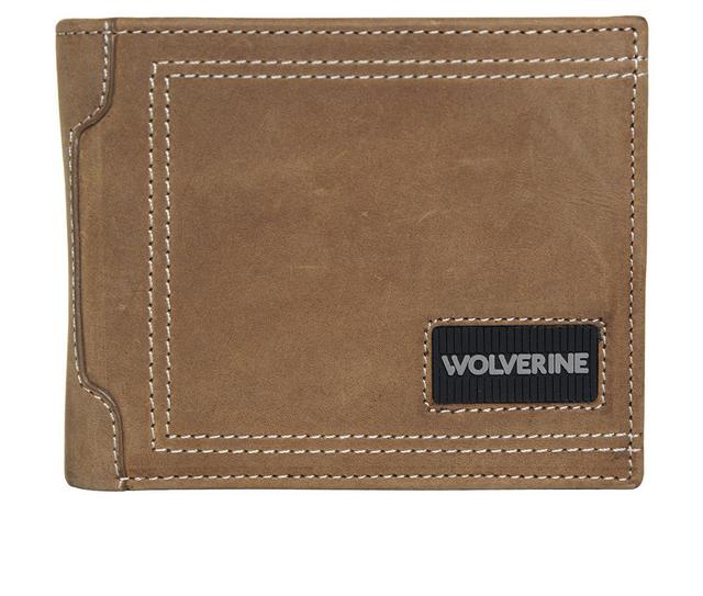 Wolverine Rugged Bifold Wallet in Brown color