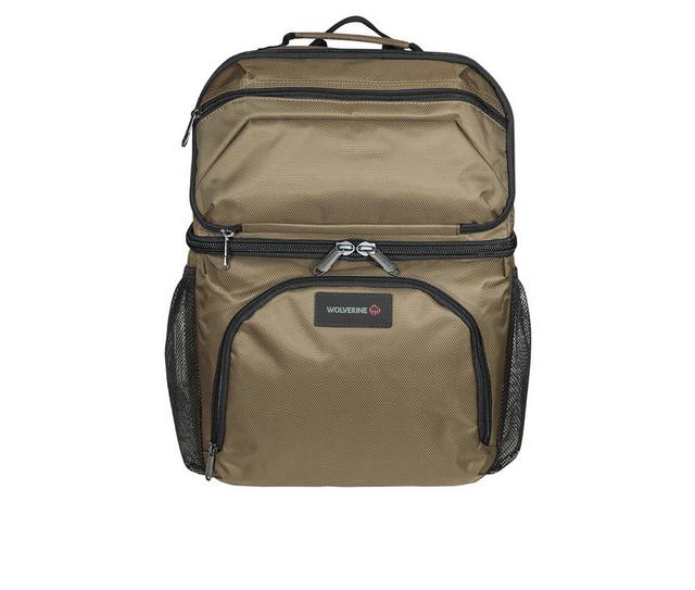 Wolverine 36 Can Cooler Backpack in Chestnut color