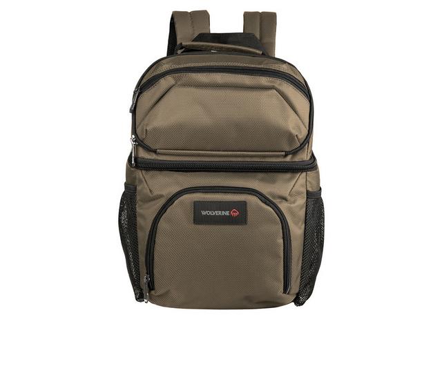 Wolverine 18 Can Cooler Backpack in Chestnut color