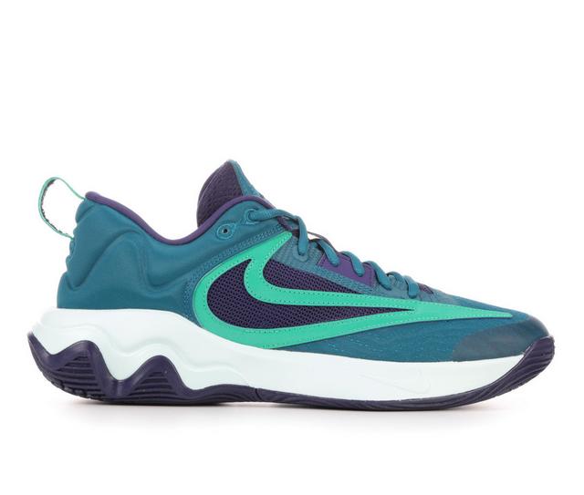 Men's Nike Giannis Immortality 3 Basketball Shoes in Teal/Gn/Prp 301 color