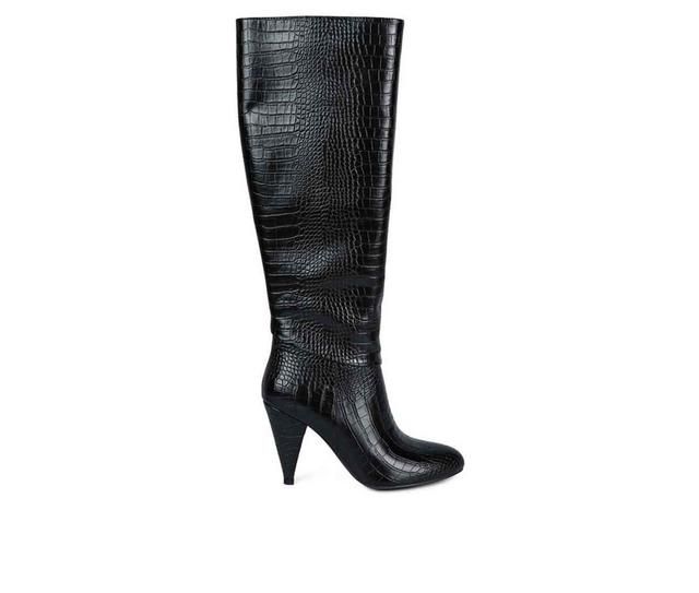 Women's London Rag Rum Rolls Knee High Boots in Black color