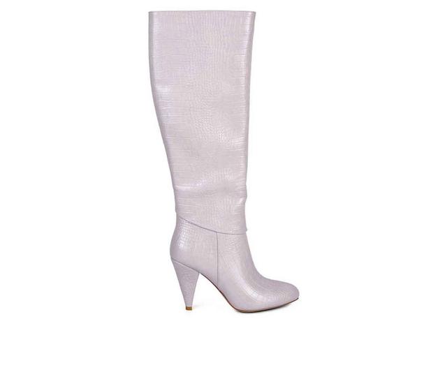 Women's London Rag Rum Rolls Knee High Boots in Pink color