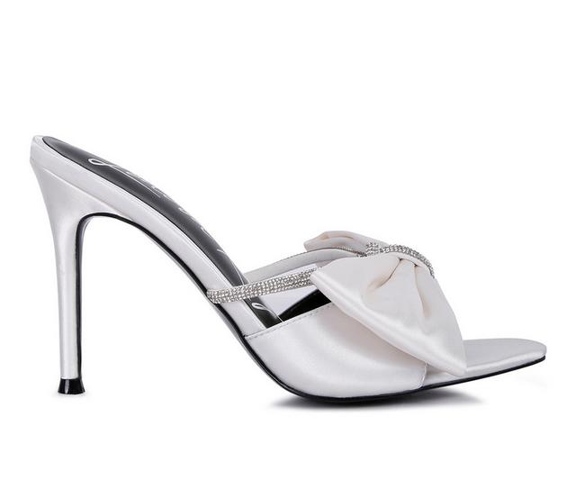 Women's London Rag High Tea Dress Sandals in White color