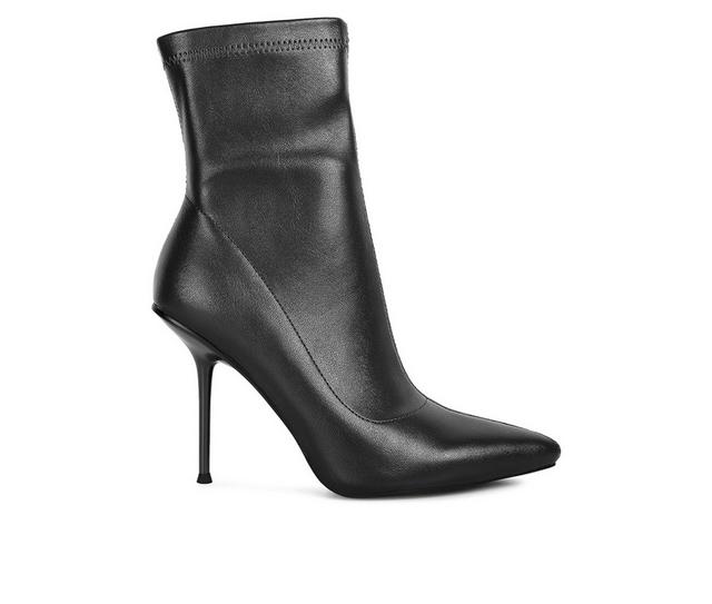 Women's London Rag Yolo Stiletto Booties in Black color