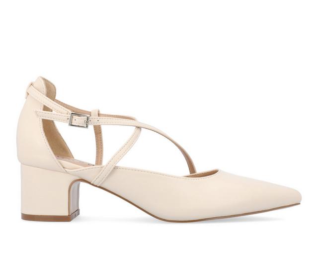 Women's Journee Collection Galvinn Pumps in Bone color
