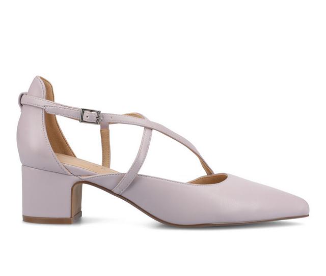 Women's Journee Collection Galvinn Pumps in Lilac color