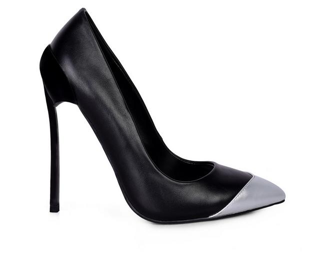 Women's London Rag Cidra Stiletto Pumps in Black color