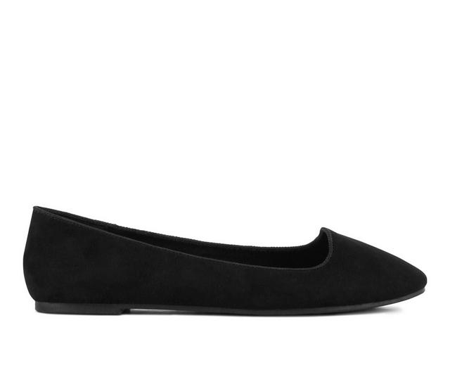 Women's London Rag Eyeore Flats in Black color