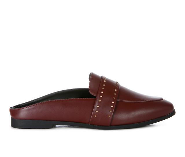 Women's London Rag Walkout Mules in Burgundy color