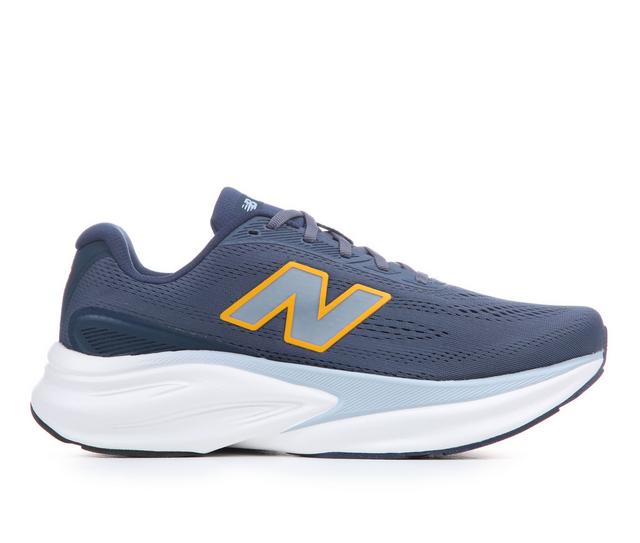 Men's New Balance KAIHA Running Shoes in Navy/Yellow W color