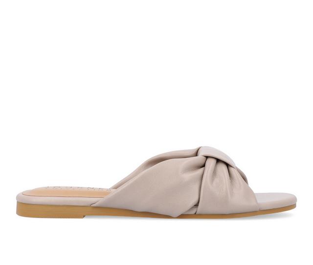 Women's Journee Collection Zetia Sandals in Taupe color