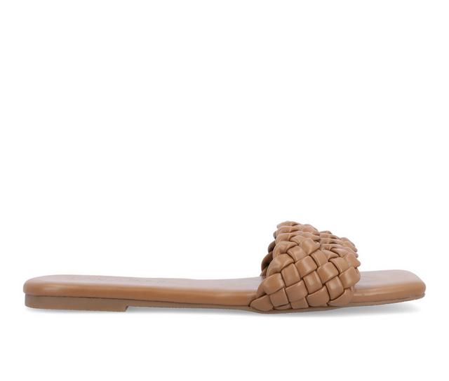 Women's Journee Collection Sawyerr Sandals in Brown color