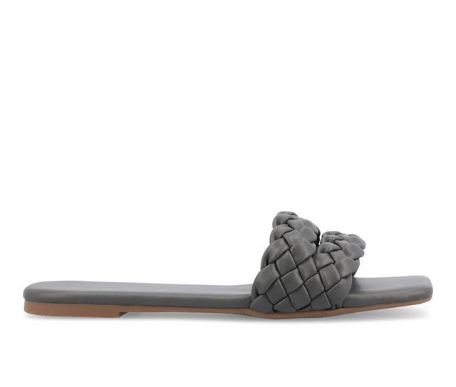 Women's Journee Collection Sawyerr Sandals in Grey color