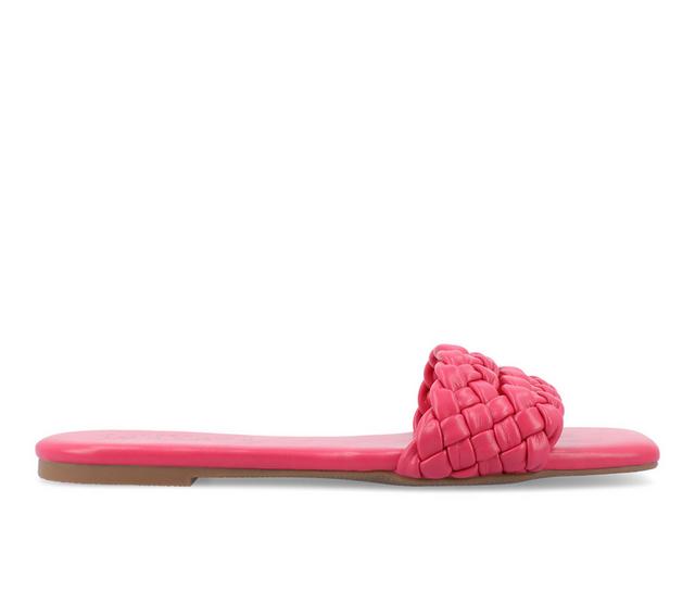 Women's Journee Collection Sawyerr Sandals in Pink color