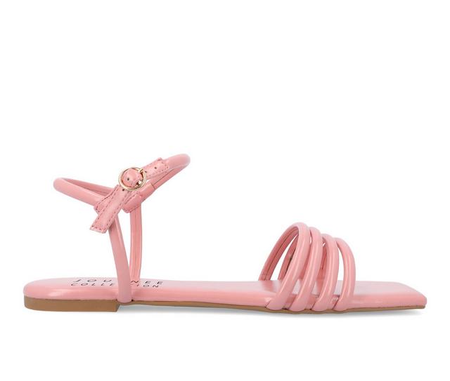 Women's Journee Collection Lyddea Sandals in Pink color