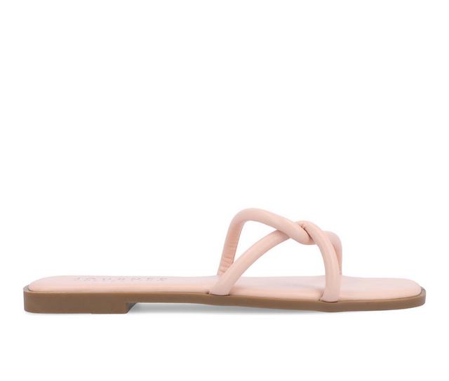 Women's Journee Collection Lauda Sandals in Pink color