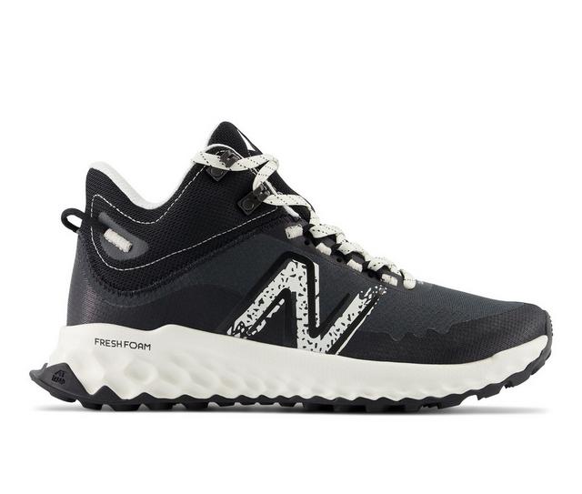 Women's New Balance GAROE MID Trail Running Shoes in BLACK / GREY color