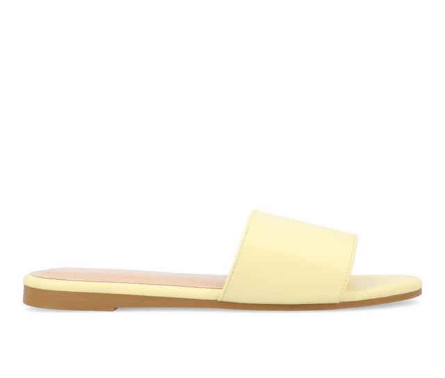 Women's Journee Collection Kolinna Sandals in Yellow color