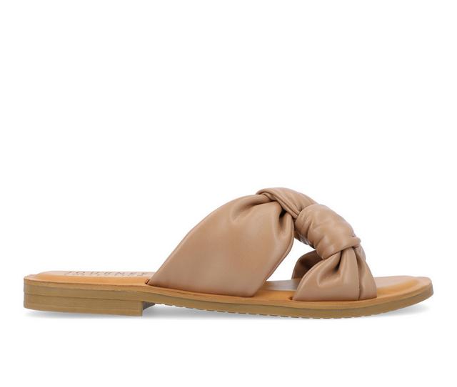 Women's Journee Collection Kianna Sandals in Brown color