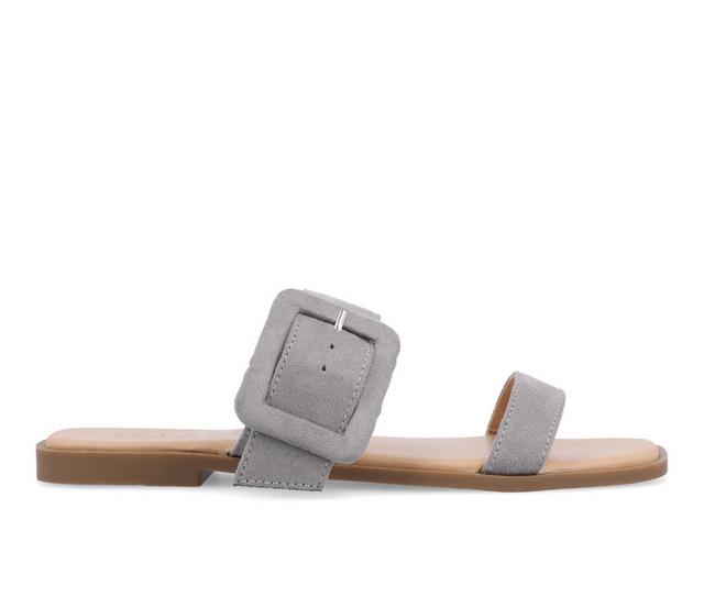 Women's Journee Collection Kerris Sandals in Grey color