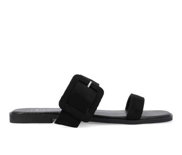 Women's Journee Collection Kerris Sandals in Black color