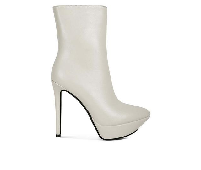 Women's Rag & Co Magna Stiletto Boots in Beige color