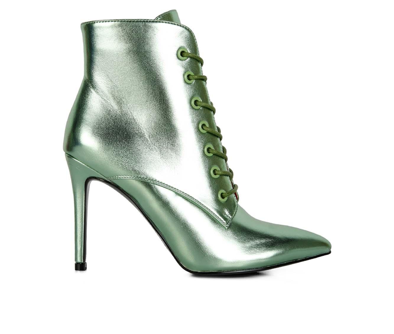 Women's Rag & Co Piet Stiletto Lace Up Booties