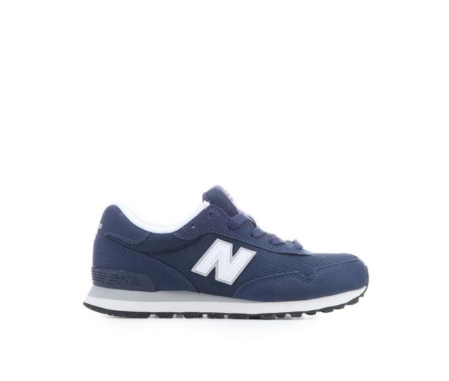 Boys' New Balance 515 Little Kid Running Shoes in Navy/White color